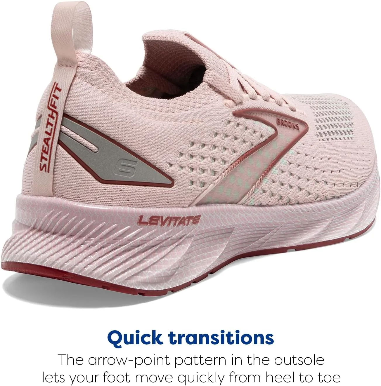 Brooks Women’s Levitate Stealthfit 6 Neutral Running Shoe