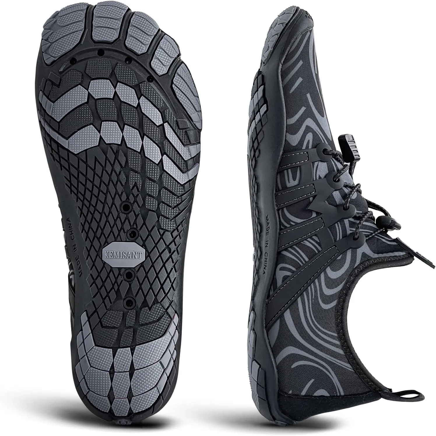 BULLIANT Water Shoes Men, Unisex Barefoot Aqua Shoes for Men Women Hiking Swimming Shoe