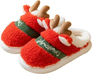 Bunny Animal Slippers for Women and Men Cute Bow Fuzzy Fluffy Comfy Funny Furry Rabbit House Slipper for Indoor Outdoor