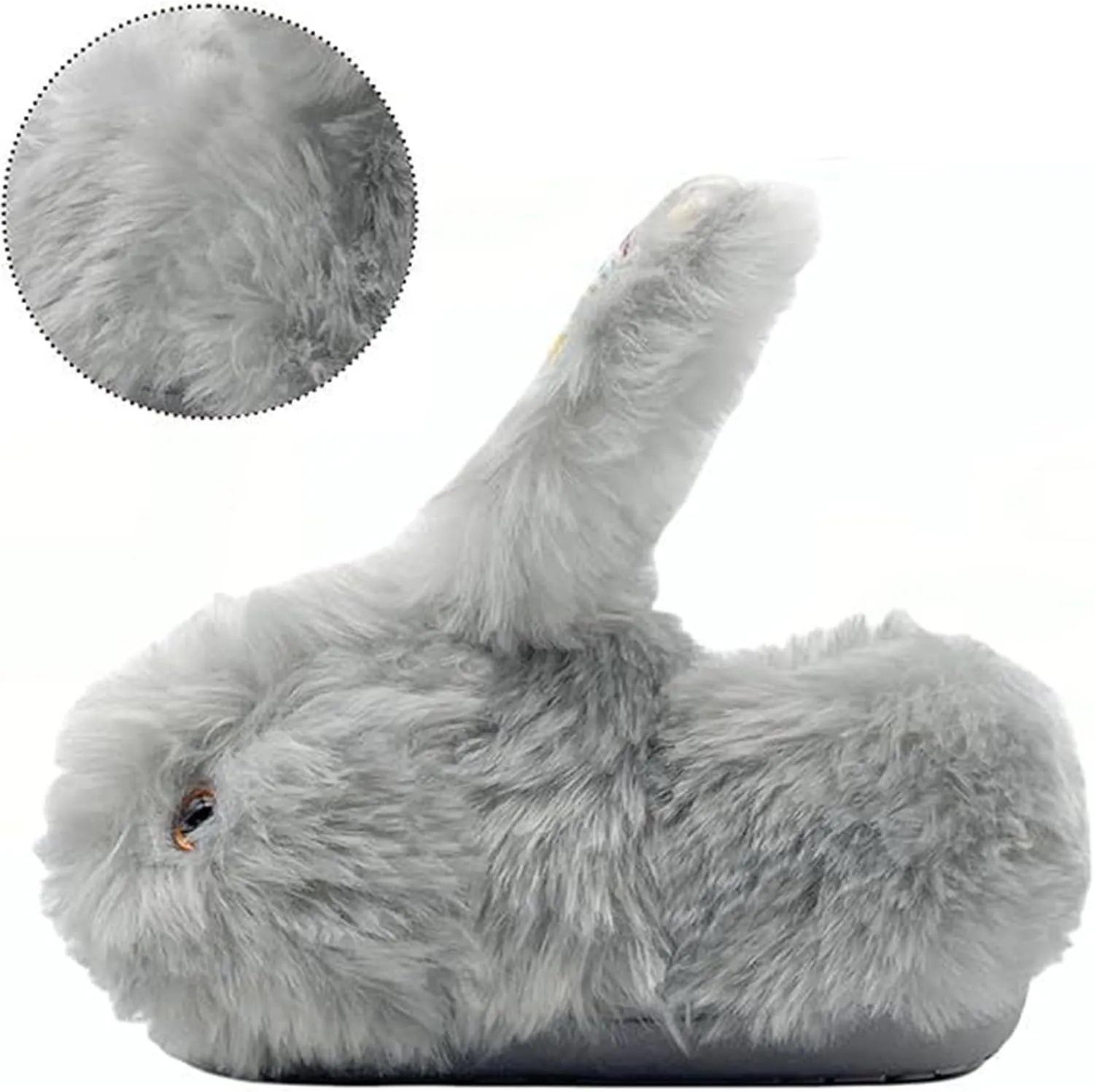 Bunny Slippers for Women Cute Plush Rabbit Fuzzy Slippers, Soft Fluffy Animal Winter Warm Indoor House Slippers Shoes