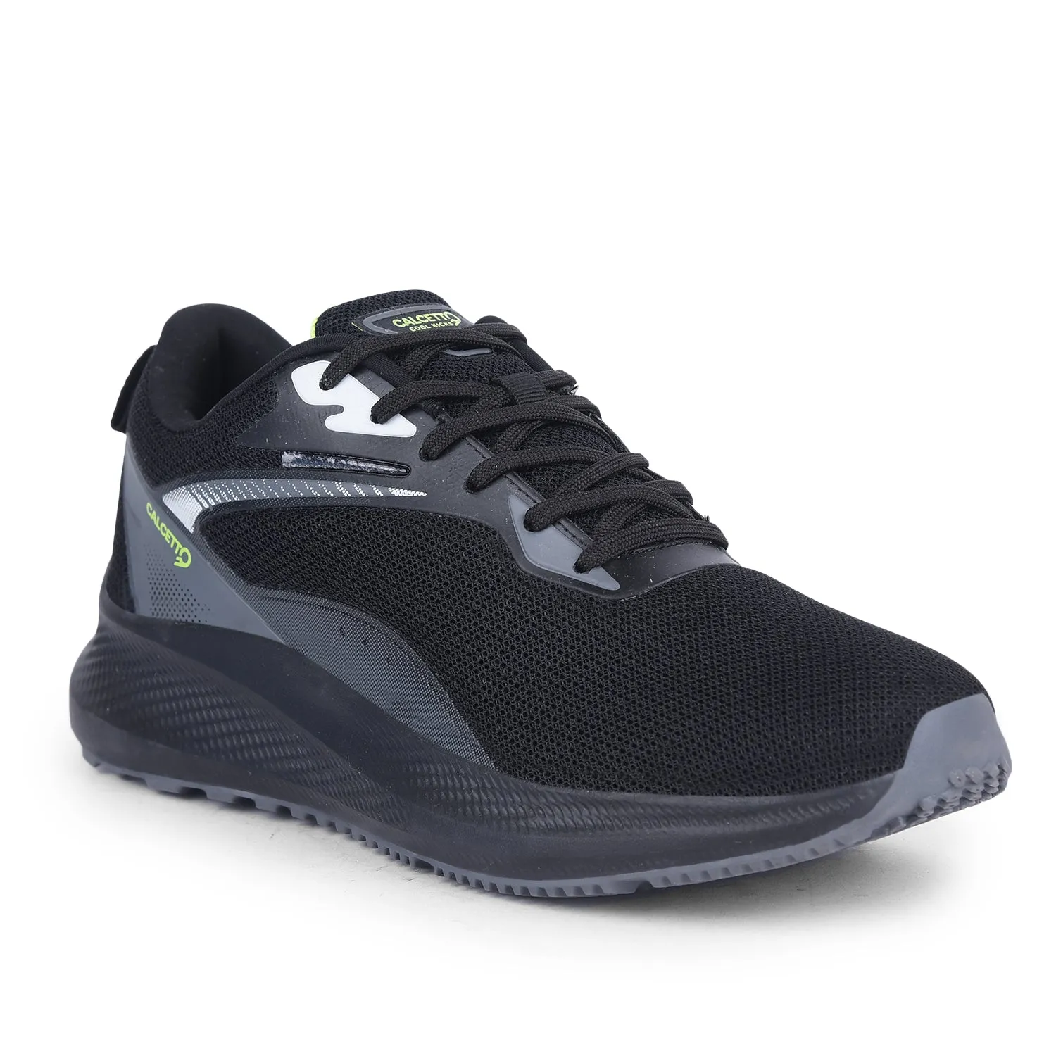 Calcetto Lightweight Casual Men'S Running Sports Shoes CLT-2054 Black