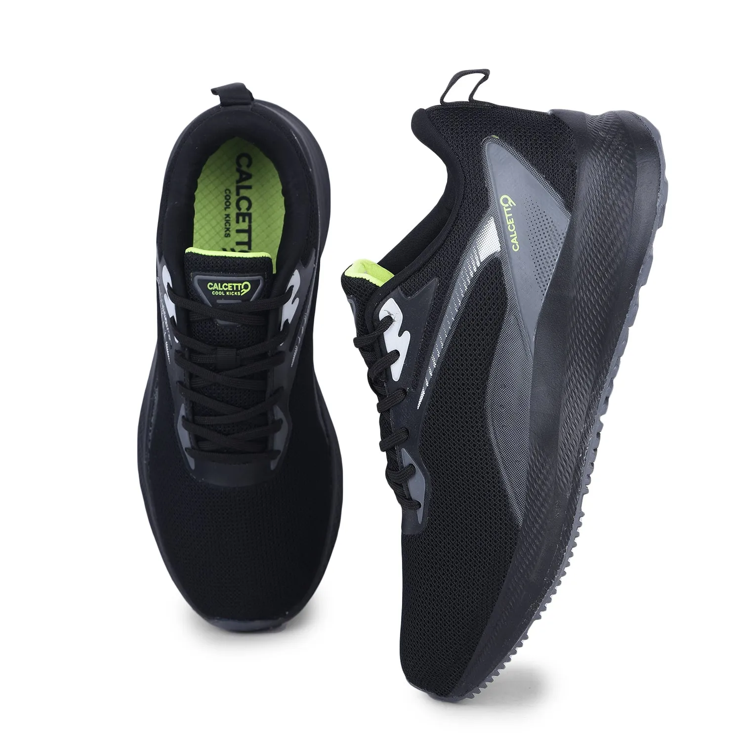 Calcetto Lightweight Casual Men'S Running Sports Shoes CLT-2054 Black