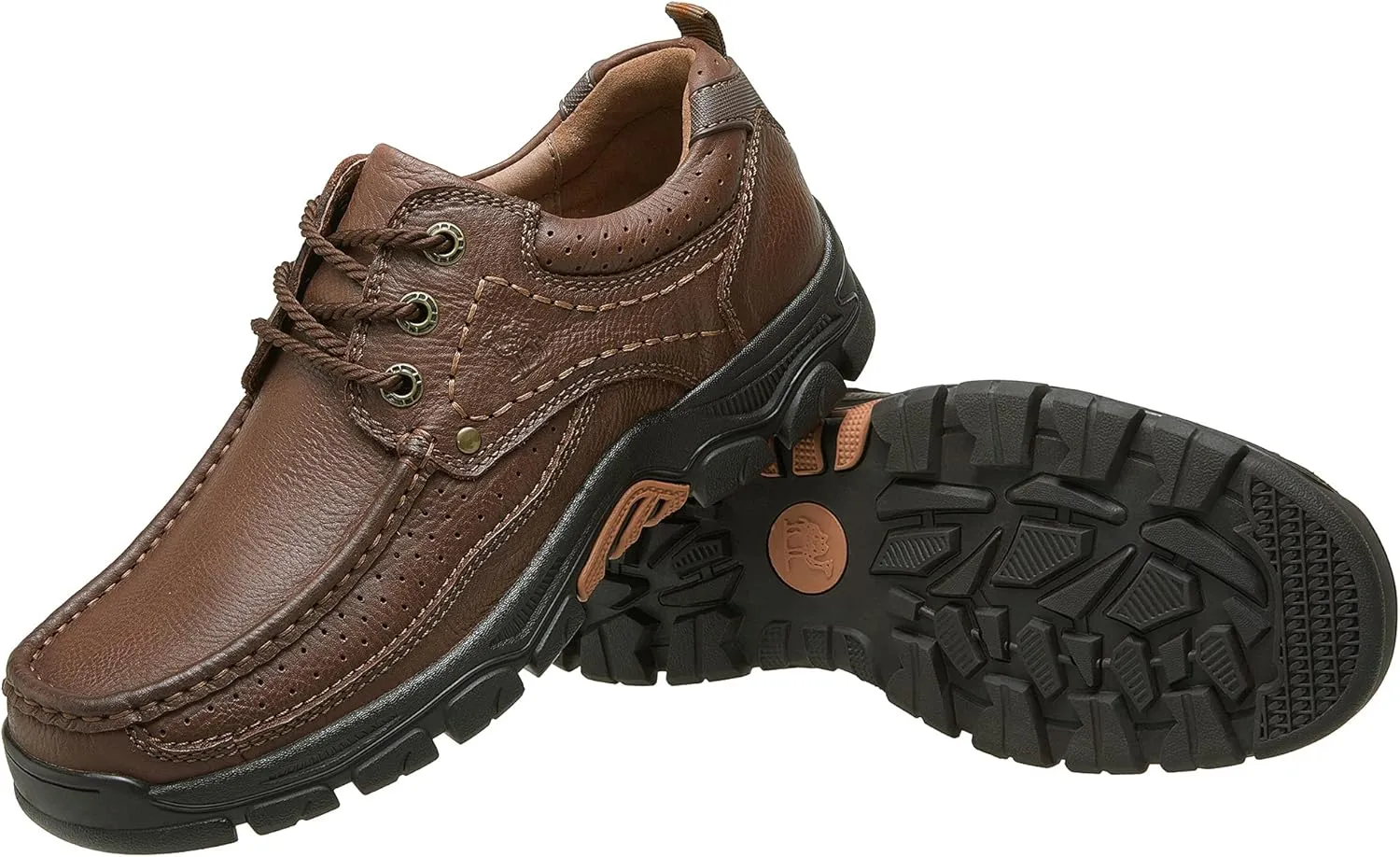 CAMEL CROWN Men Casual Shoes Loafers Comfortable Walking Shoes Oxford for Work Dress Travel-Lace up