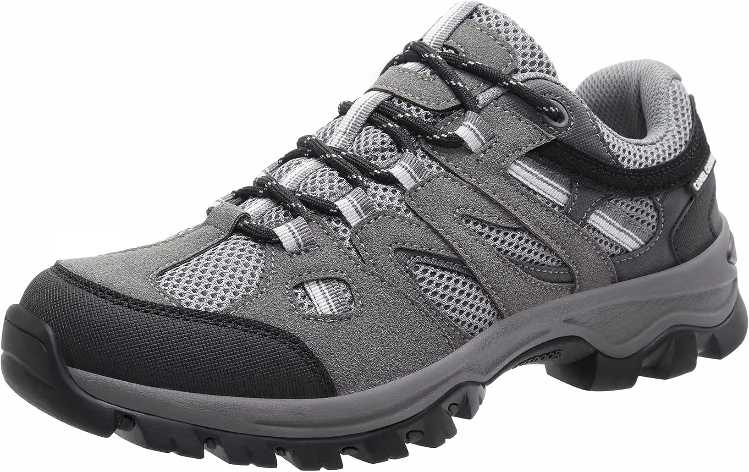 CAMELSPORTS Men’s Hiking Shoes Low Top Walking Hiking Shoes for Men Outdoor Ankle Support Breathable Trekking Trails Shoes Hiking Sneakers Mens
