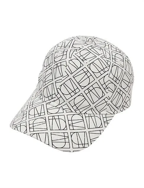 C&M | Jaida Printed Cap - Soft White