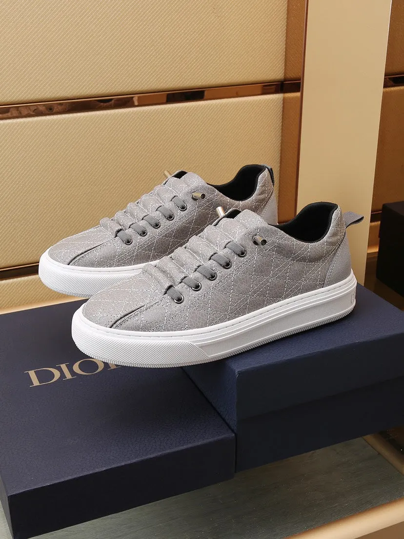 CD STYLISH SNEAKER GRAY CALFSKIN