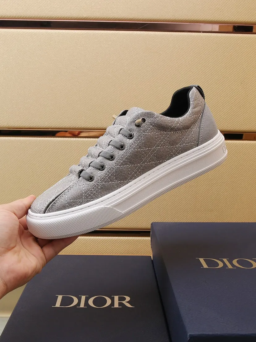 CD STYLISH SNEAKER GRAY CALFSKIN