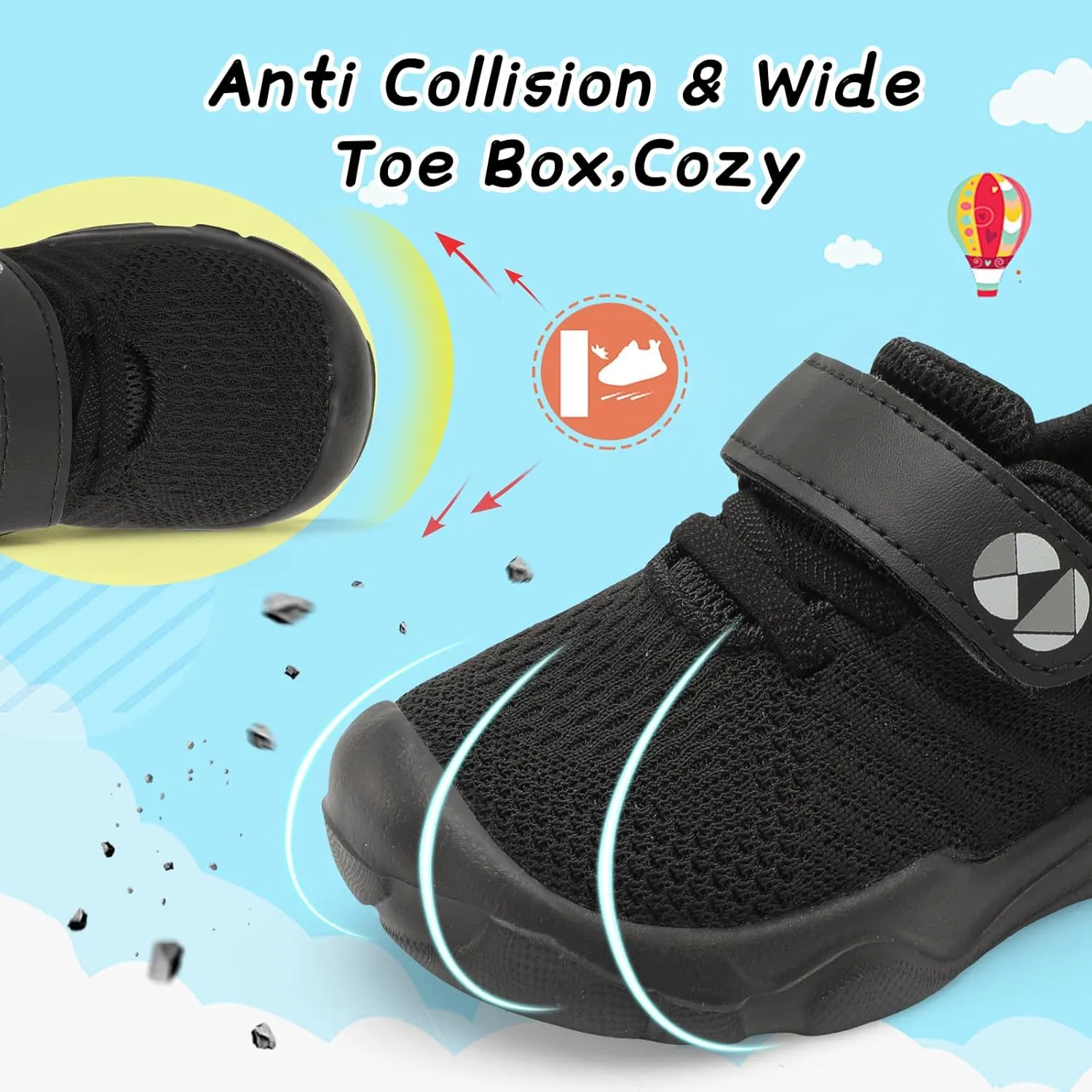 Centipede Demon Toddler Shoes Boys Girls Breathable Sneakers Kids Barefoot Shoes Lightweight Walking Running Shoe Outdoor Athletic Tennis Shoe