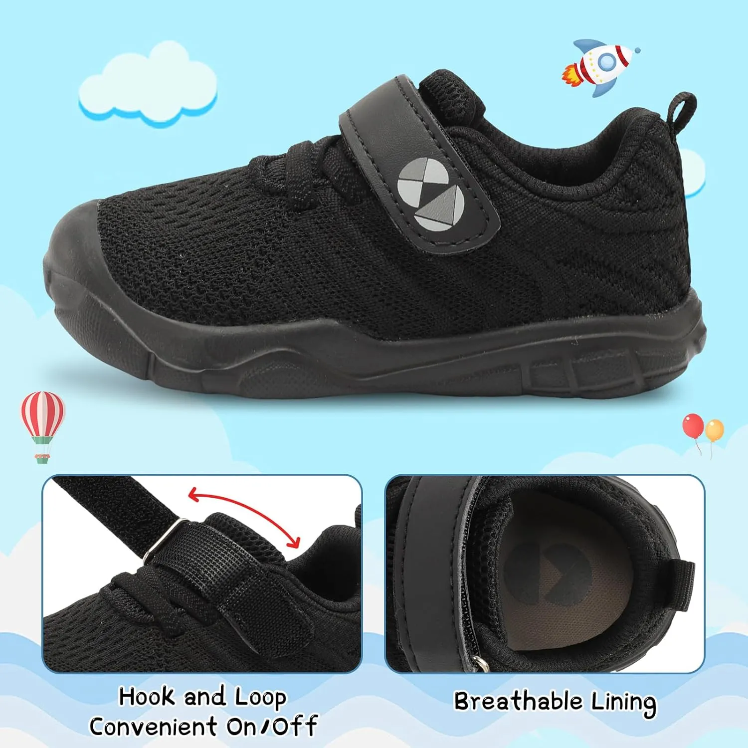Centipede Demon Toddler Shoes Boys Girls Breathable Sneakers Kids Barefoot Shoes Lightweight Walking Running Shoe Outdoor Athletic Tennis Shoe