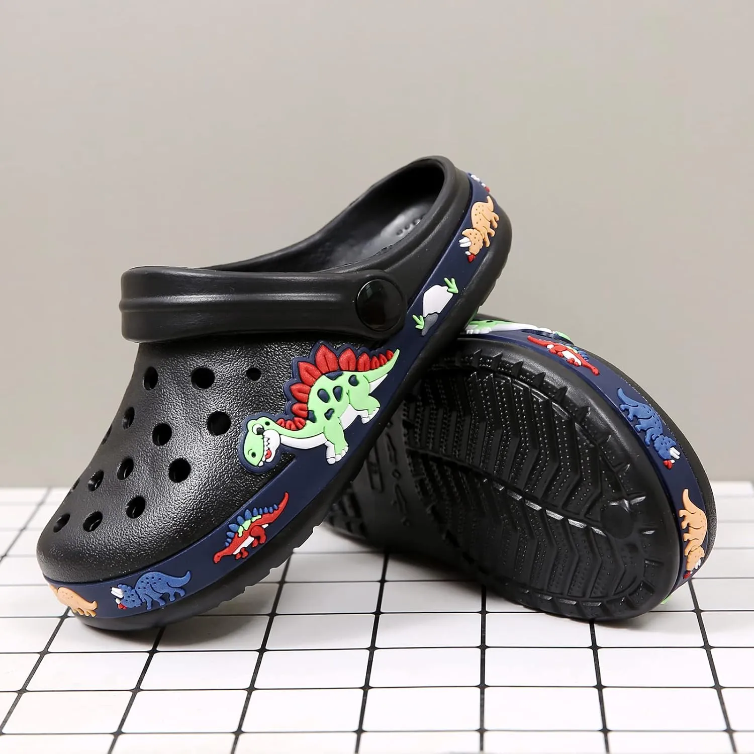 CERYTHRINA Kid's Cute Garden Clogs Shoes Cartoon Slides Sandals Clogs Children Beach Pool Slippers