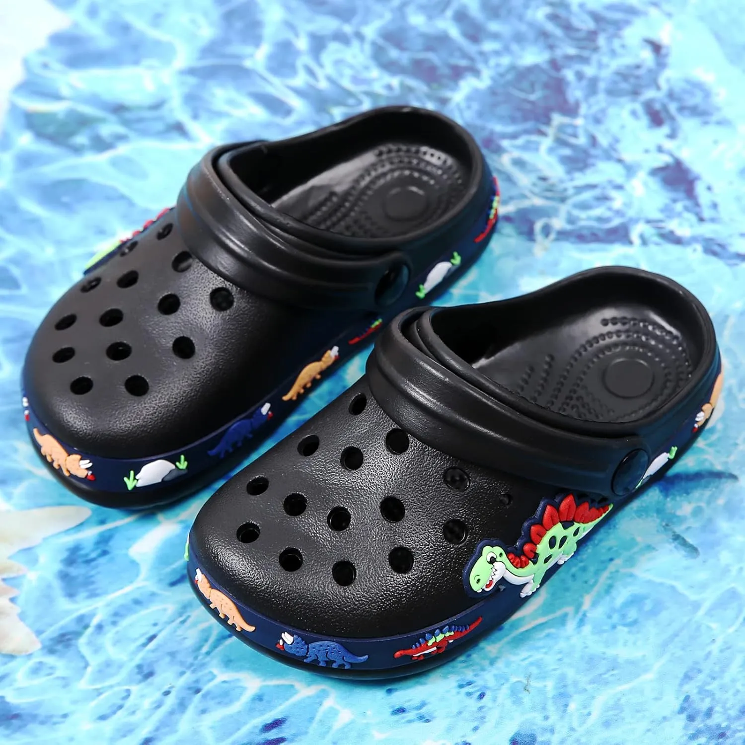 CERYTHRINA Kid's Cute Garden Clogs Shoes Cartoon Slides Sandals Clogs Children Beach Pool Slippers