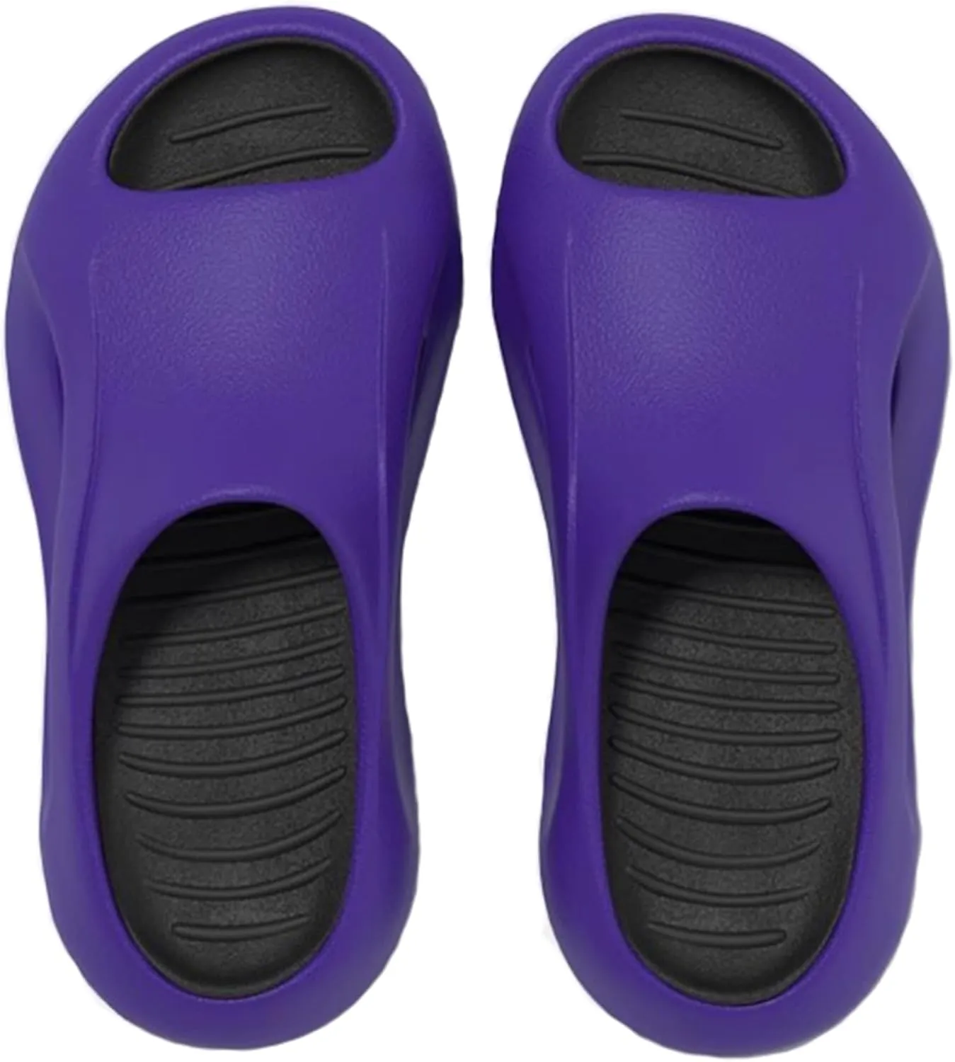 ChayChax Women Men Cloud Recover Slides Summer Open Toe Non-Slip Slide Sandals Quick Drying Shower Beach Pool Shoes