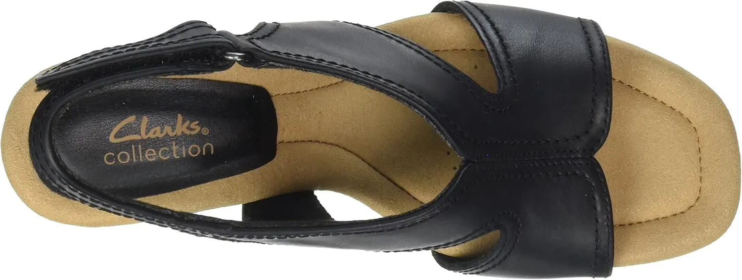 Clarks Womens Kyarra Aster Wedge Wedge Heels