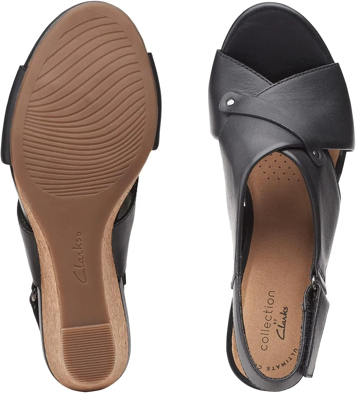 Clarks Women's Margee Eve Wedge Sandal