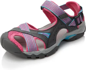 Clorts Women's Sport Sandal Lightweight Outdoor Hiking Athletic Beach Amphibious Sandal