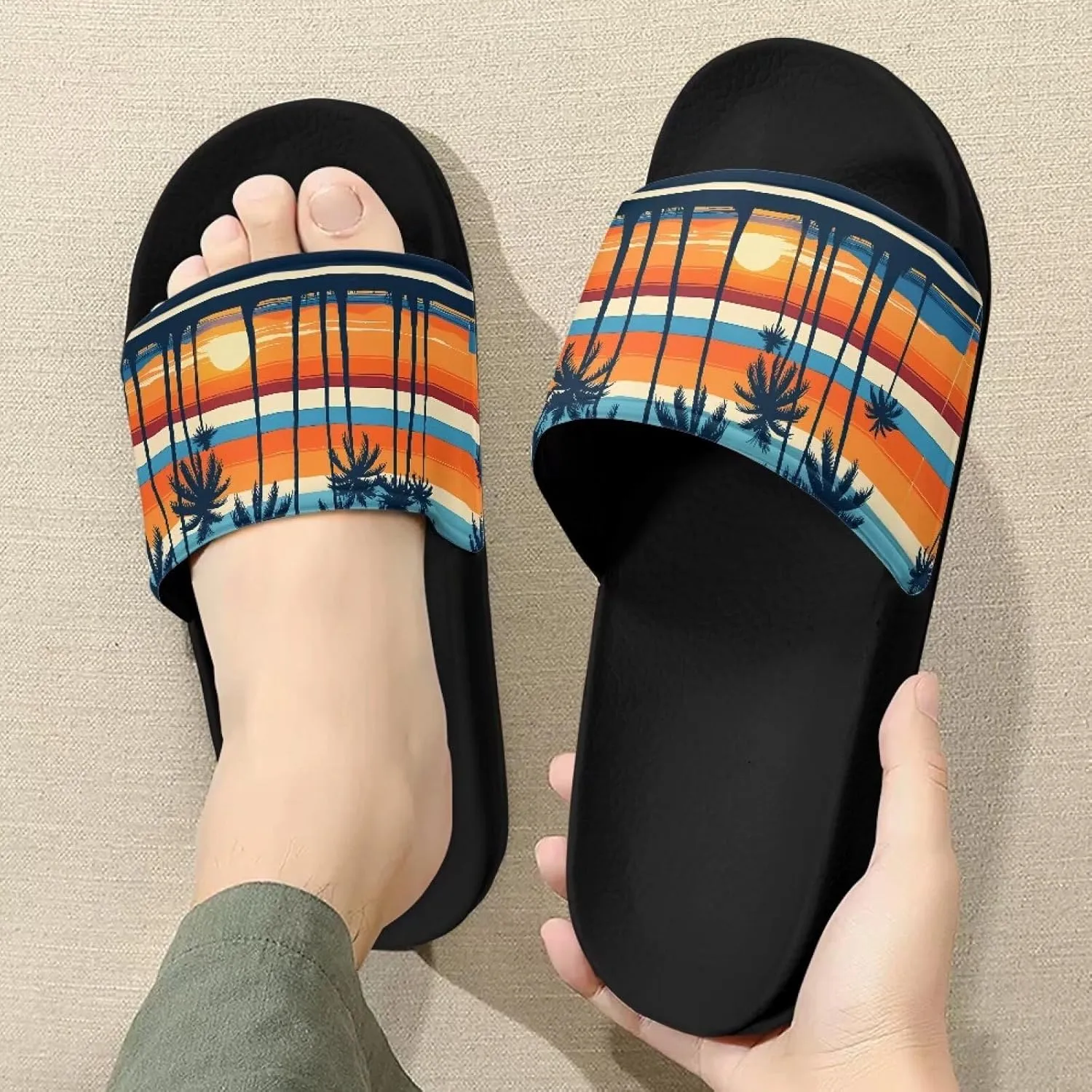 Cloud Slippers for Women Indoor Pillow Slippers Quick Drying Shower Slides Bathroom Sandals Casual Flip Flops