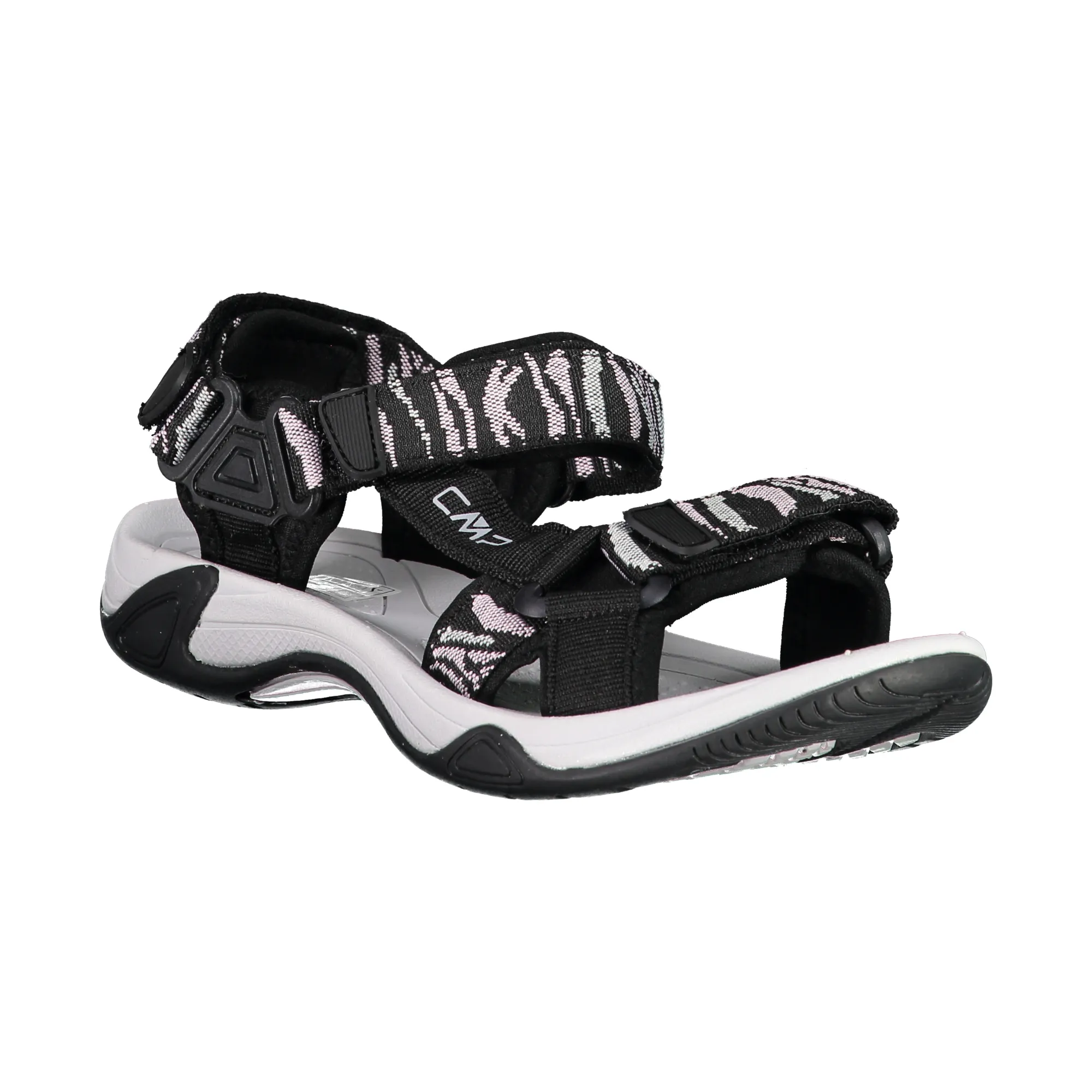 CMP Women's Hamal Vegan Friendly Hiking Sandals (Nero/Pale Rose)