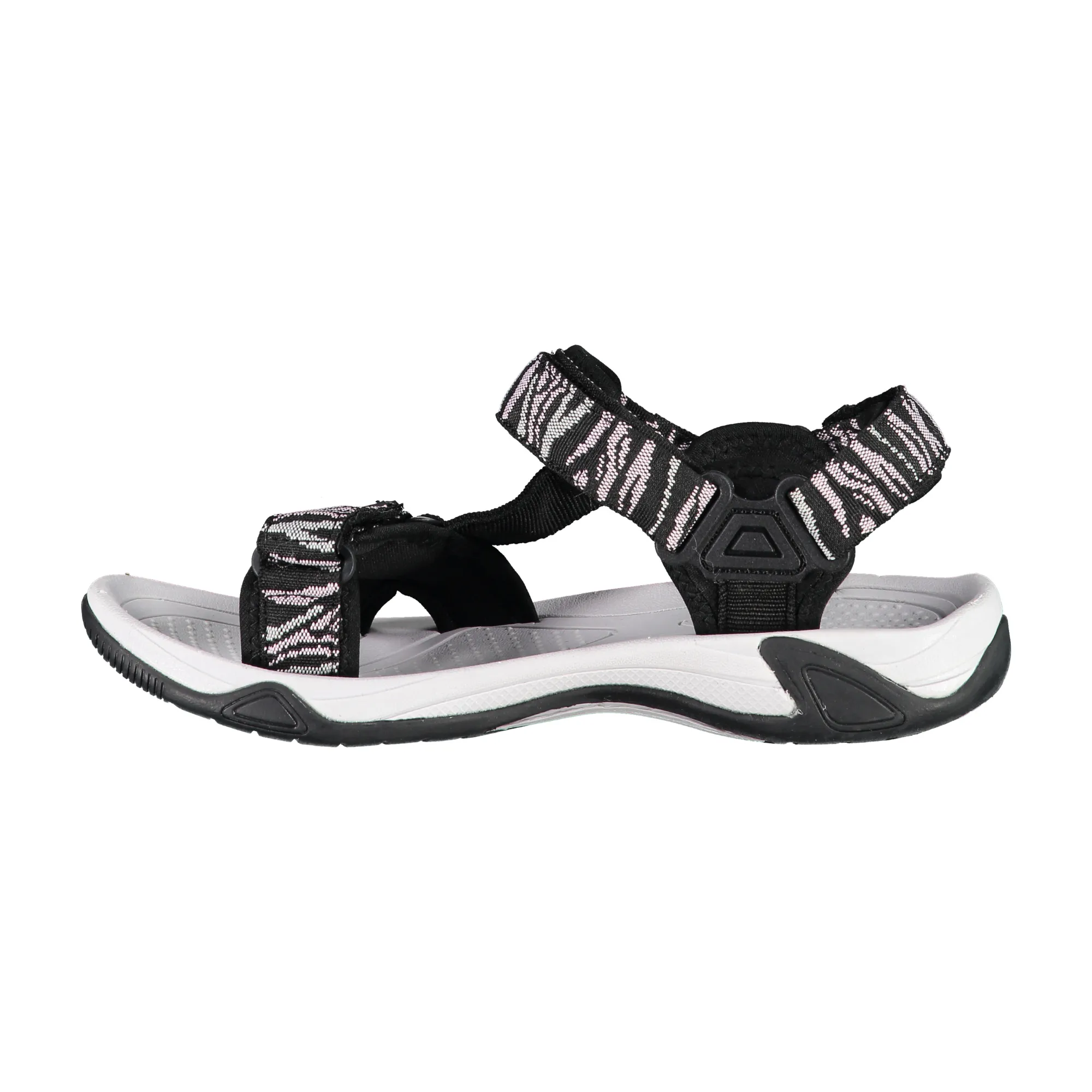 CMP Women's Hamal Vegan Friendly Hiking Sandals (Nero/Pale Rose)