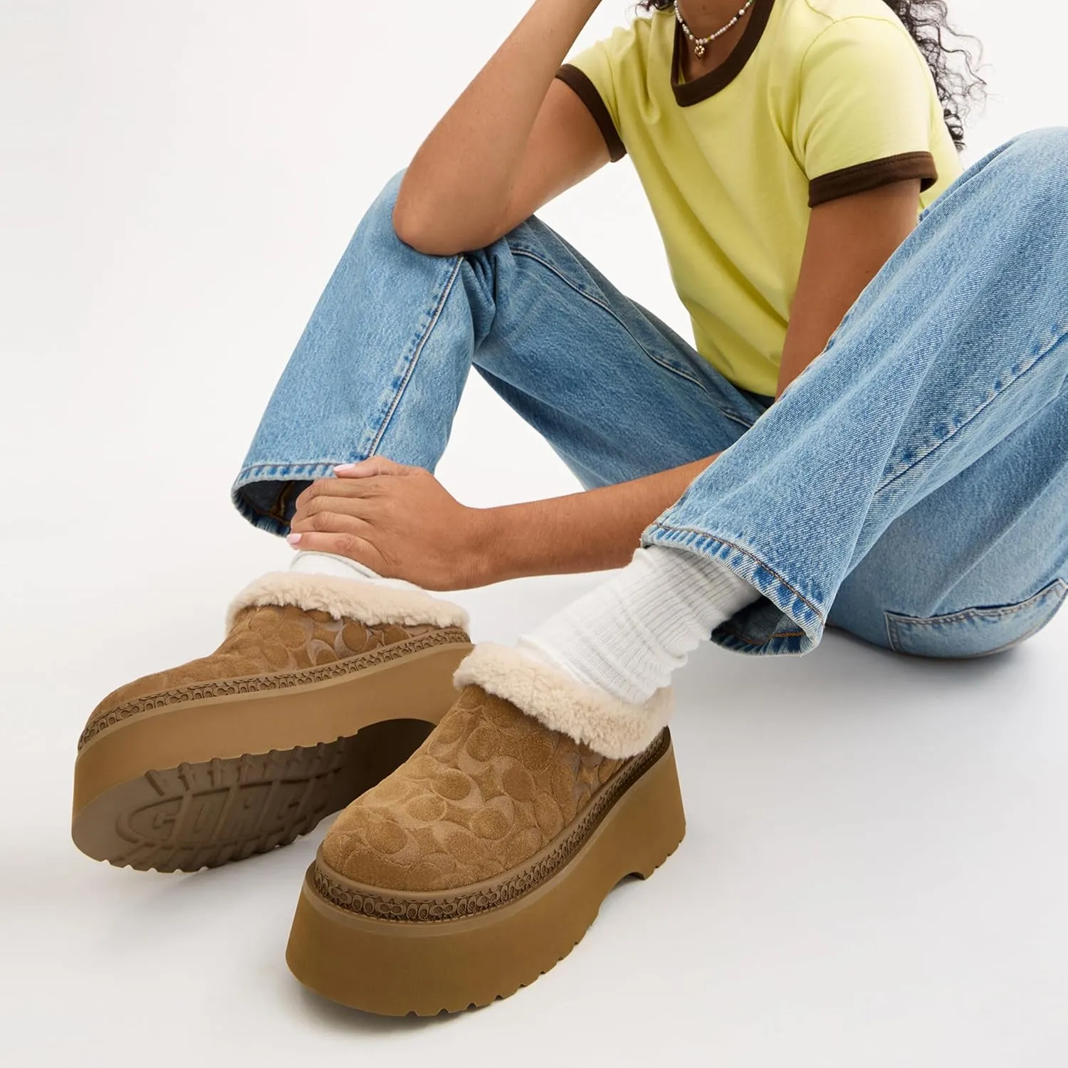 Coach Women's Cecelia Shearling Clog