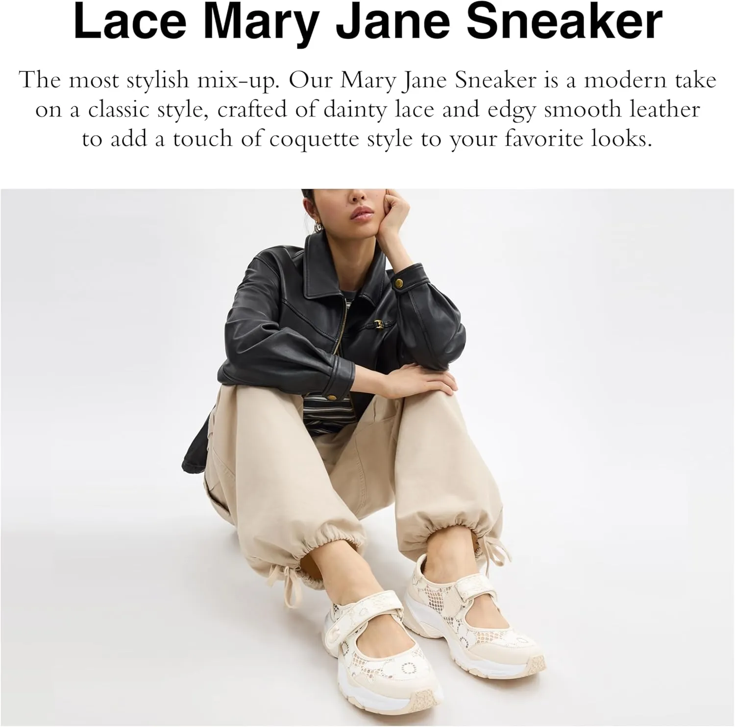 Coach Women's Lace Mary Jane Sneaker