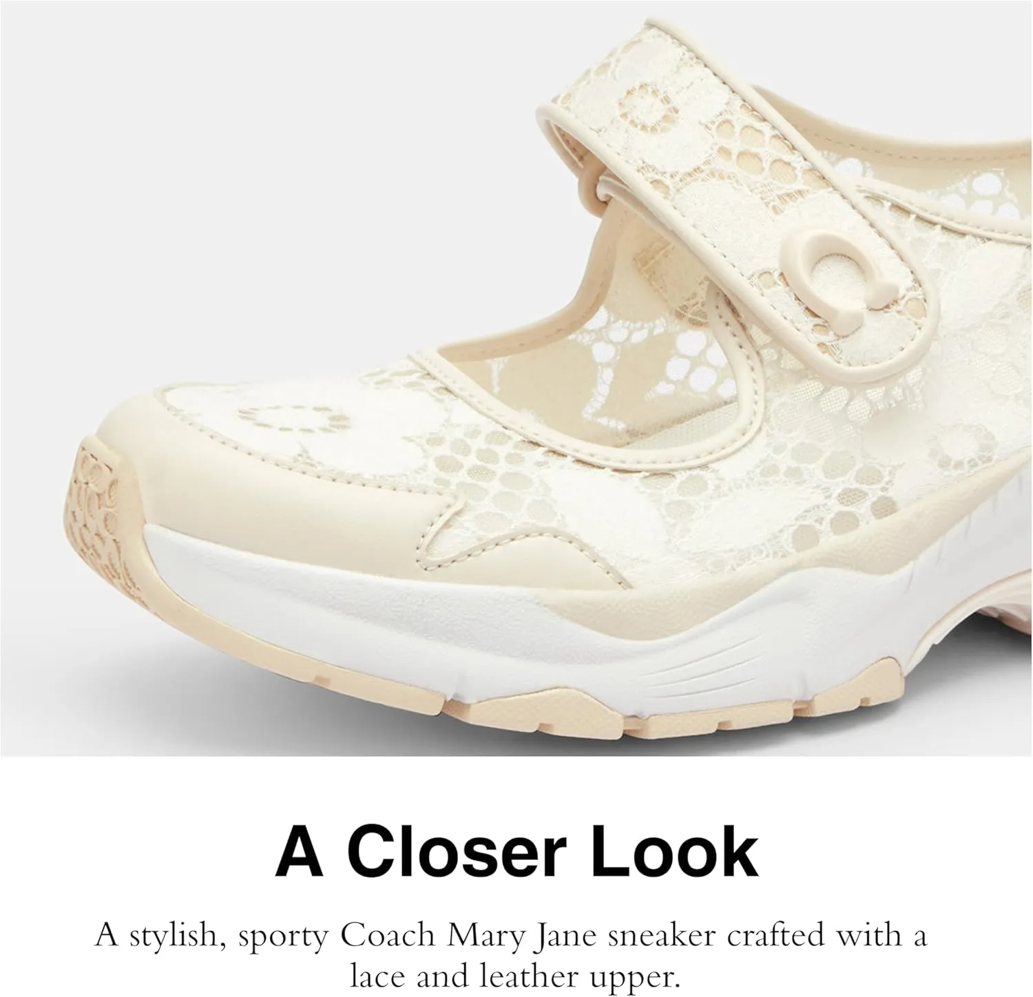 Coach Women's Lace Mary Jane Sneaker