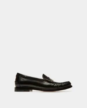 Coelo Leather Moccasins In Black