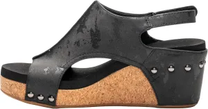 Corkys Footwear Womens Carley Wedges, Featuring Corkys EVA Foam Cushioned Insoles, A 2.5 Inch Heel, Lightweight For All Day Wear, And Hook And Loop Closure