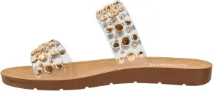 Corkys Footwear Women's Double Take Two Strap Sandal - Stylish, Comfortable, Versatile Summer Footwear, Perfect for Casual & Dressy Outfits, Lightweight