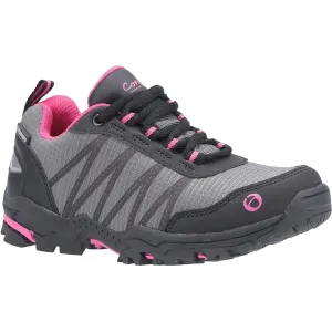 Cotswold Littledean Lace Up Hiking Waterproof Boot Pink/Grey