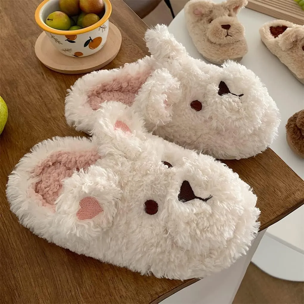 Cow Slippers Fluffy Slippers Kawaii Slipper for Women Animal Slippers Frog Slippers Fuzzy Slippers Kawaii Stuff Pantuflas