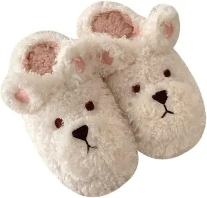 Cow Slippers Fluffy Slippers Kawaii Slipper for Women Animal Slippers Frog Slippers Fuzzy Slippers Kawaii Stuff Pantuflas