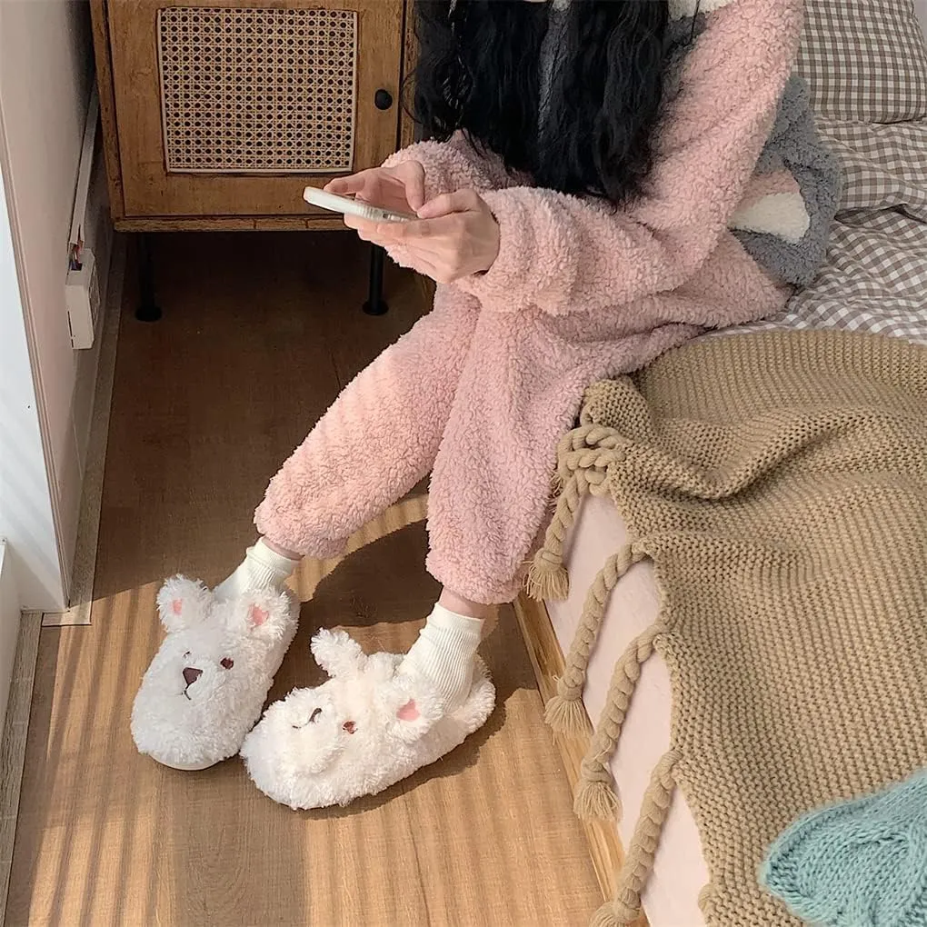 Cow Slippers Fluffy Slippers Kawaii Slipper for Women Animal Slippers Frog Slippers Fuzzy Slippers Kawaii Stuff Pantuflas