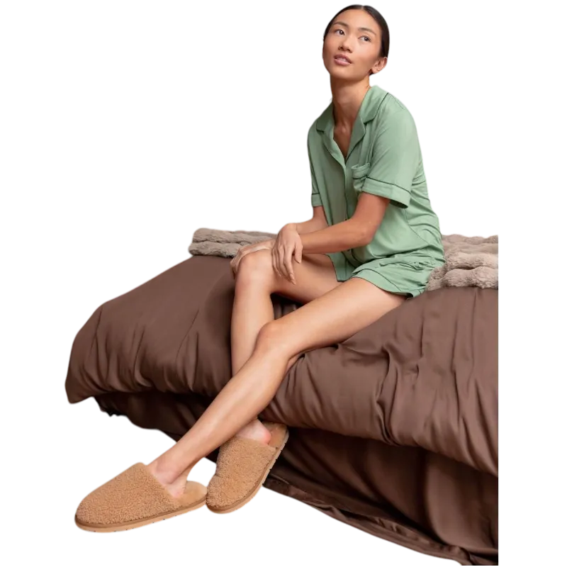 Cozy Earth Puffy Sheep Slipper