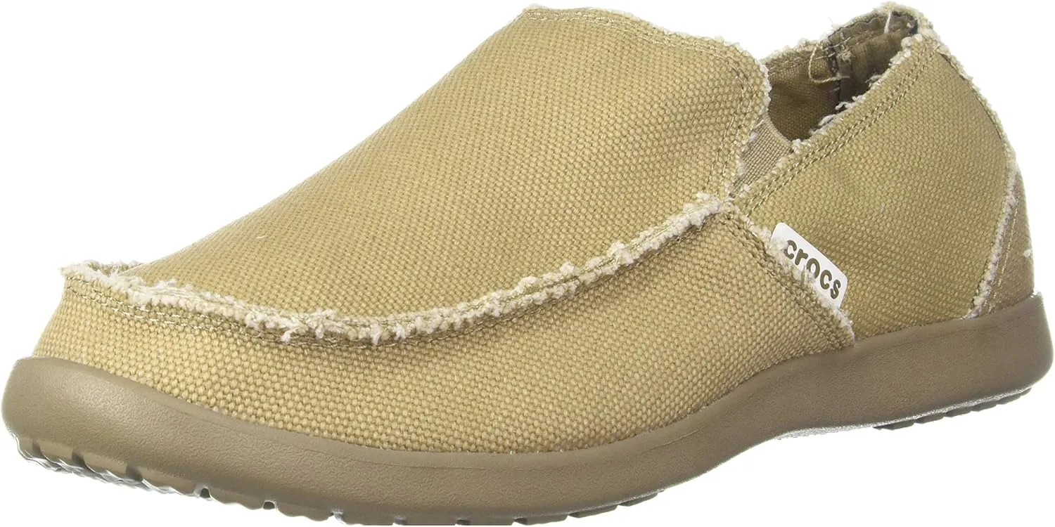 Crocs Men's Santa Cruz Loafer, Comfortable Slip On Shoes for Men