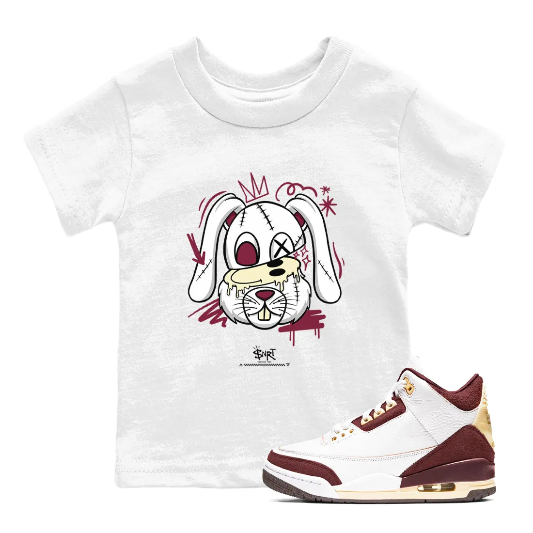 Crush Bunny Ma Kids Tees Crazy - Jordan Maniere 3 Air Burgundy Encrypted A SNRT Compact x Sneaker