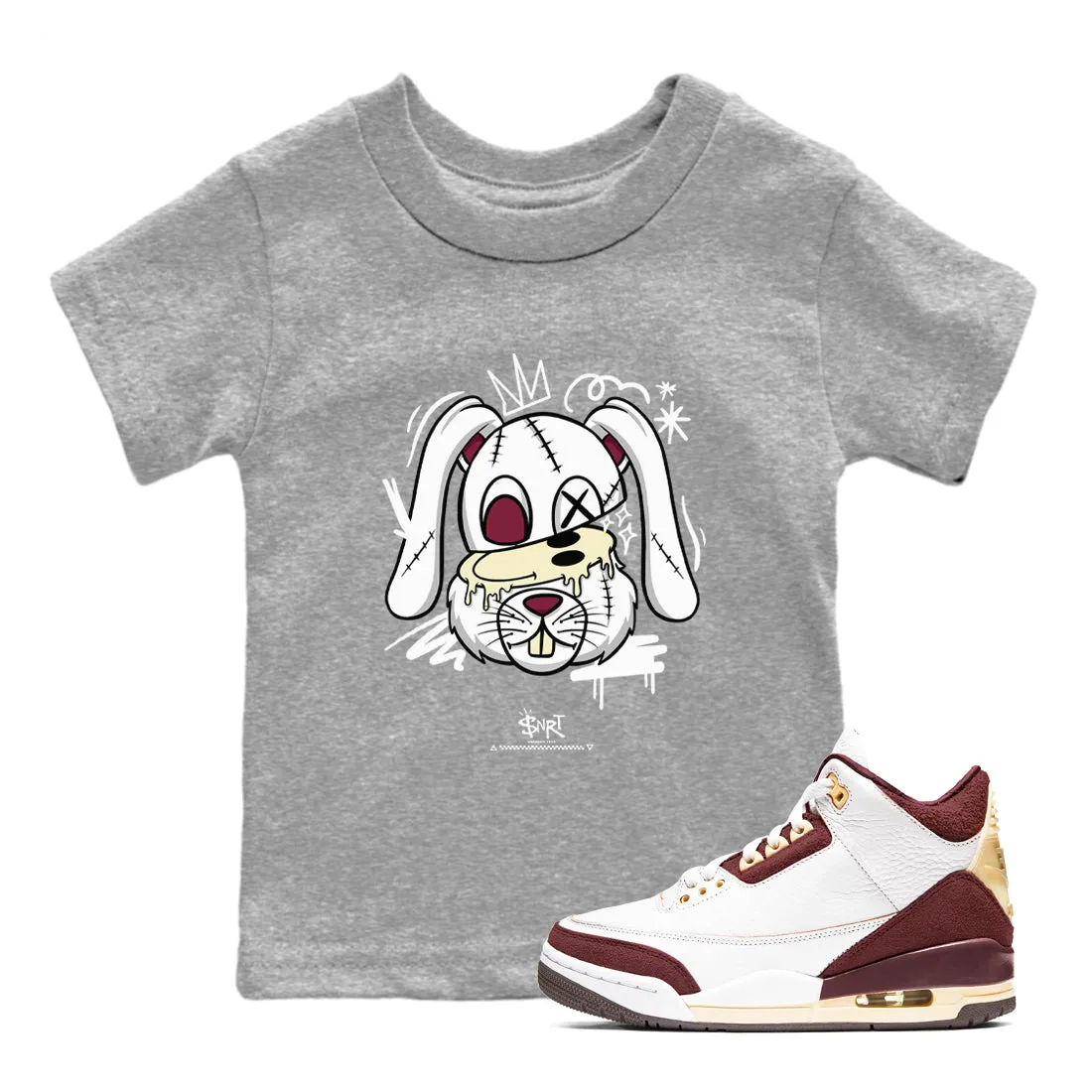 Crush Bunny Ma Kids Tees Crazy - Jordan Maniere 3 Air Burgundy Encrypted A SNRT Compact x Sneaker