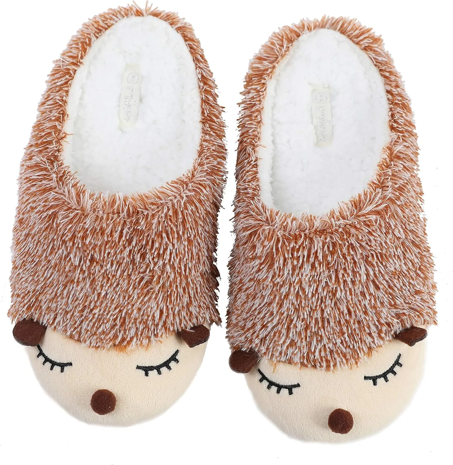 Cute Animal Unicorn Slippers | Rainbow Moose Elf Plush Home Slides | Fluffy Girls Gift Shoes