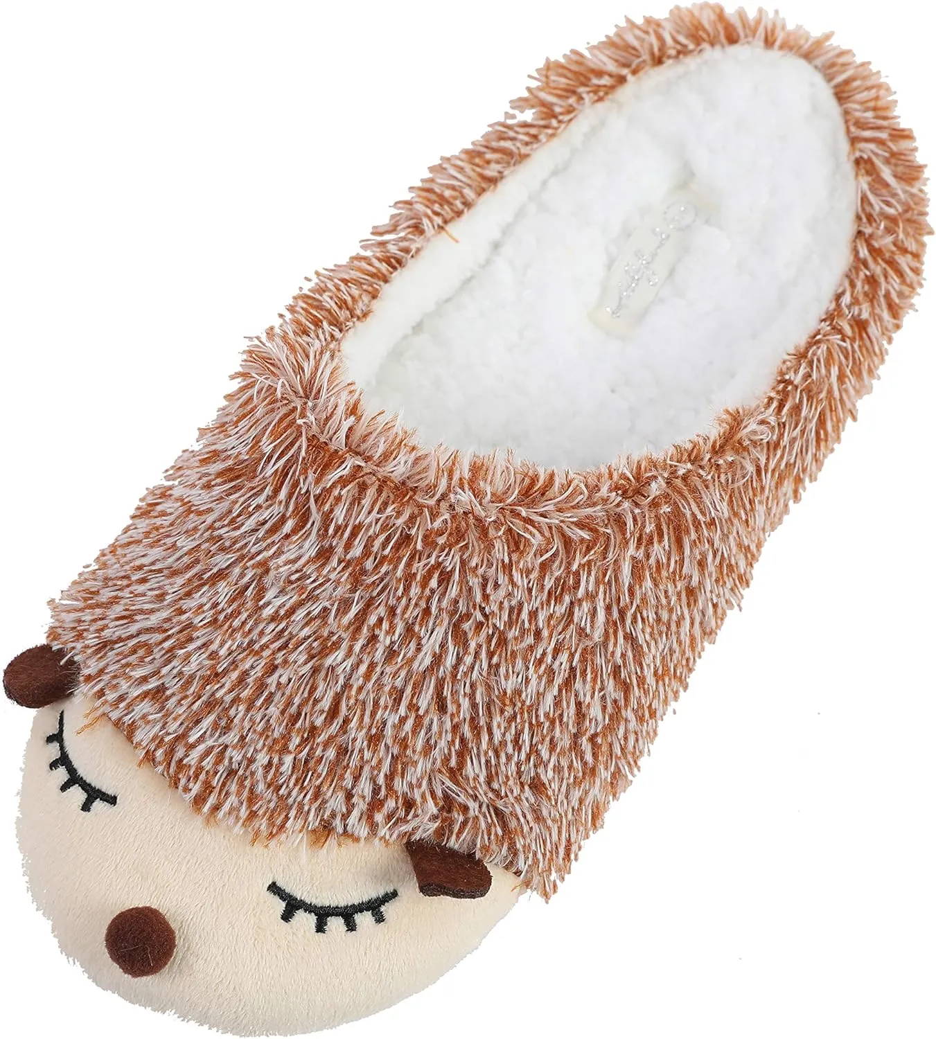Cute Animal Unicorn Slippers | Rainbow Moose Elf Plush Home Slides | Fluffy Girls Gift Shoes