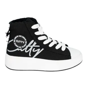 Cutty Sneaker Canvas High Top Black-White