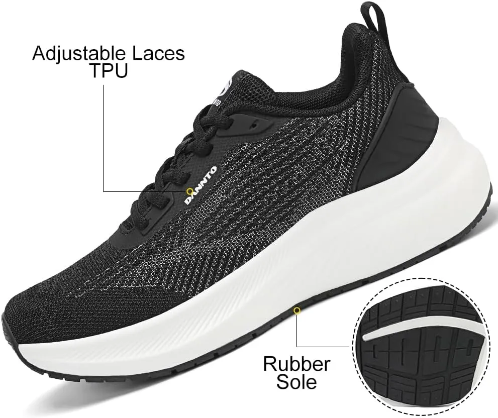 Dannto Womens Breathable Running Shoes Lightweight Walking Sneakers Non-Slip Athletic Sports