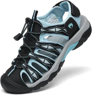 Dannto Women's Sport Hiking Sandals Closed Toe Outdoor Athletic Walking Sandal Lightweight Summer Water Shoes
