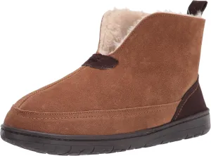 Dearfoams Men's Genuine Suede Boot
