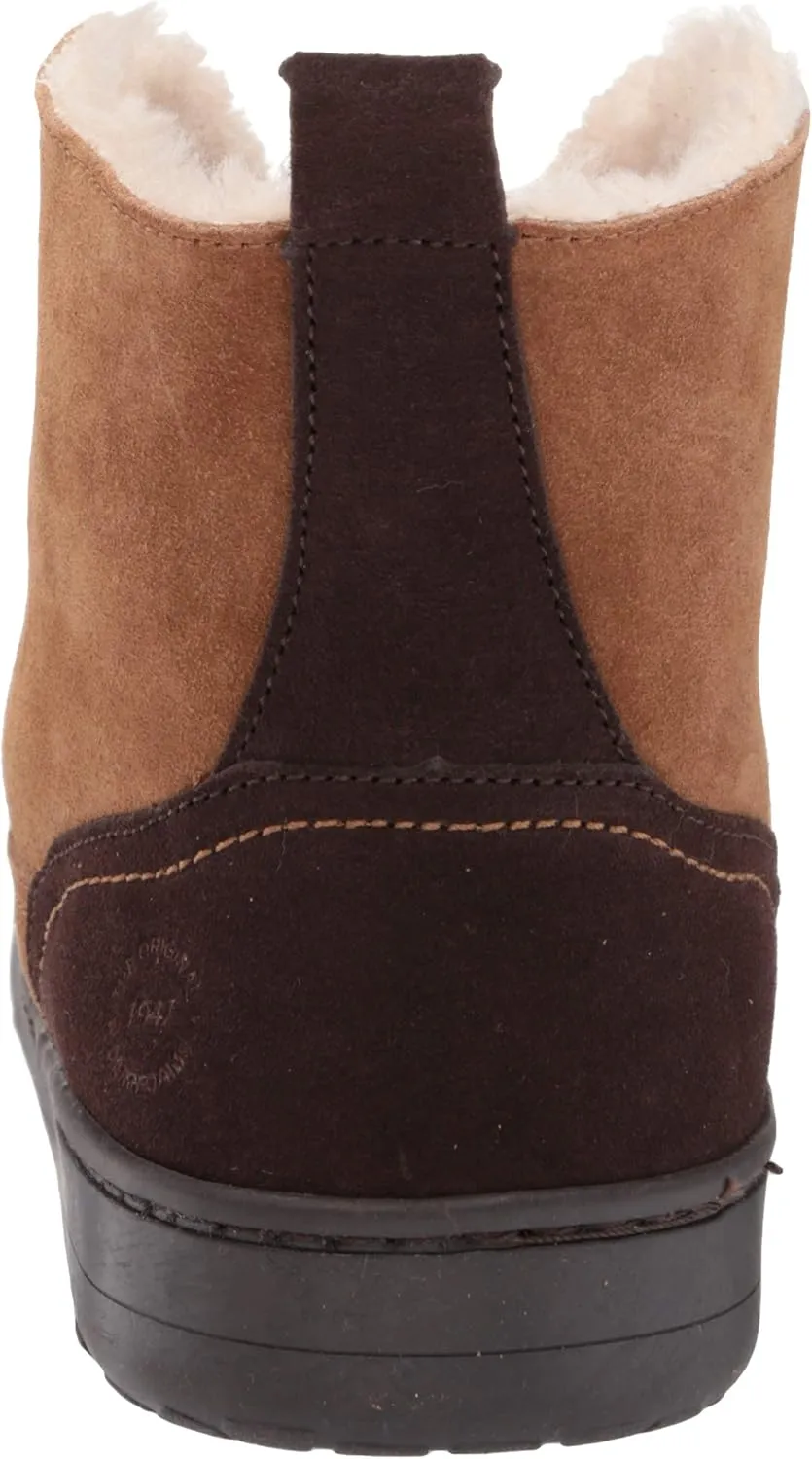 Dearfoams Men's Genuine Suede Boot
