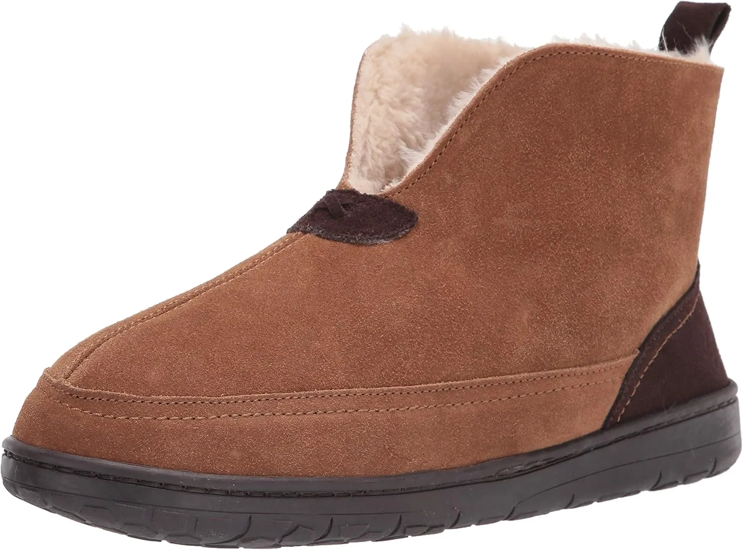 Dearfoams Men's Genuine Suede Boot