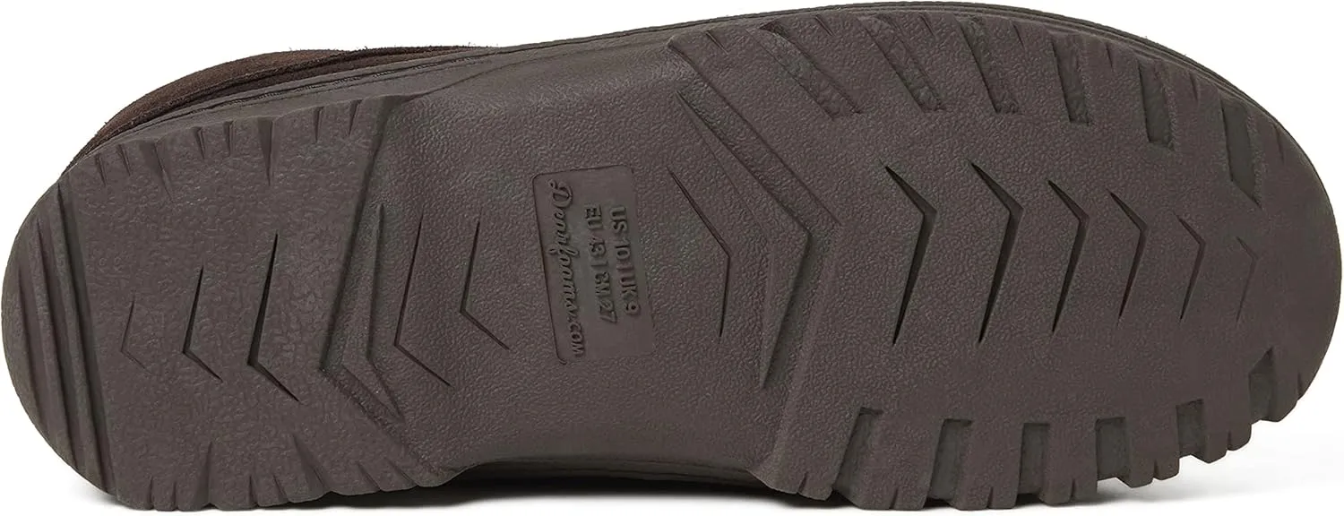 Dearfoams Men's Reed Genuine Suede Clog