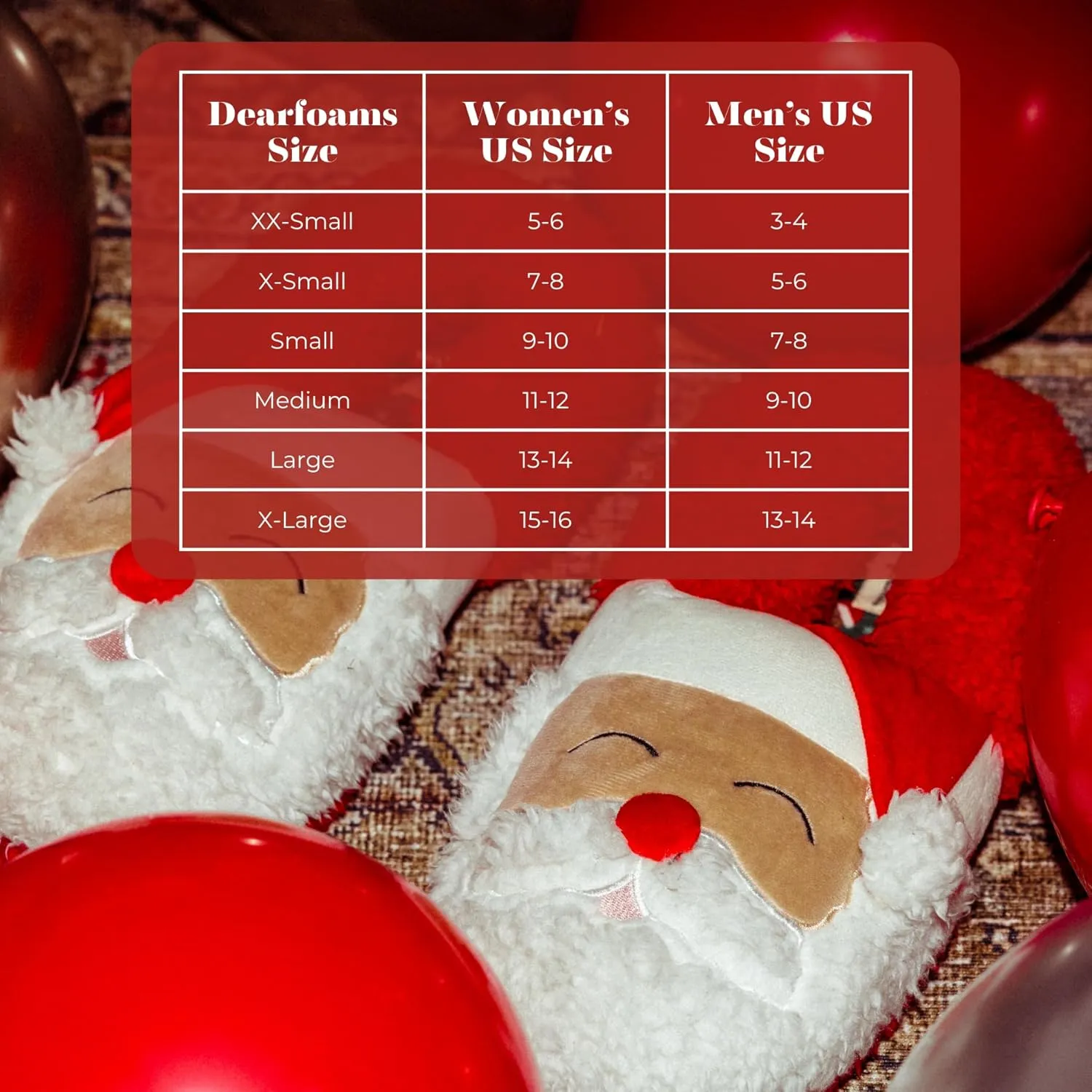 Dearfoams Unisex-Adult Matching Family Holiday Christmas Reindeer & Turkey Scuff Slipper