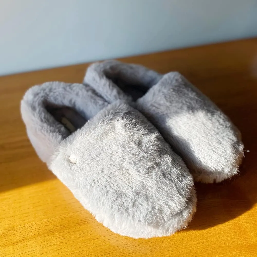 Dearfoams Women's Ellie Fluffy Snuggle Slipper