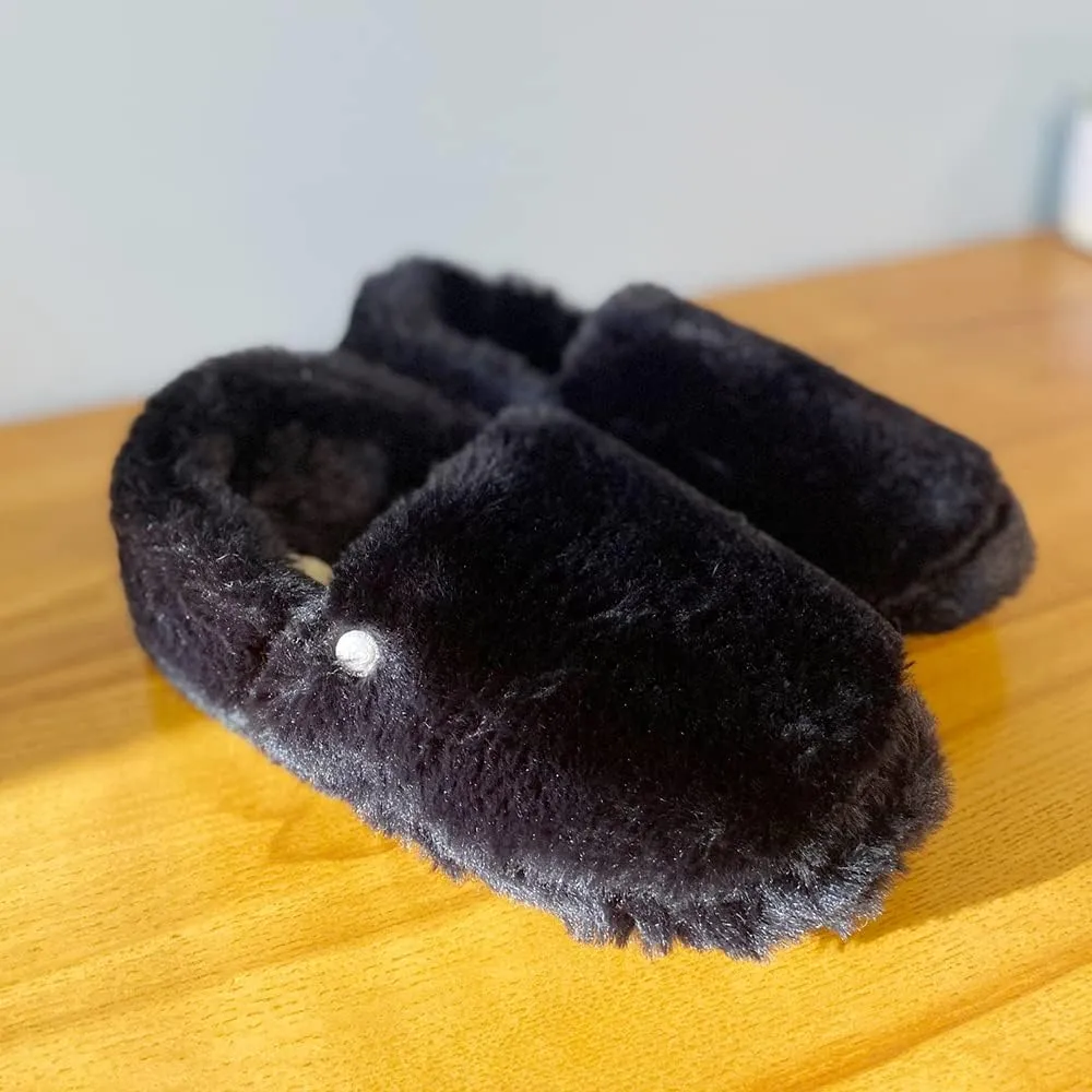 Dearfoams Women's Ellie Fluffy Snuggle Slipper