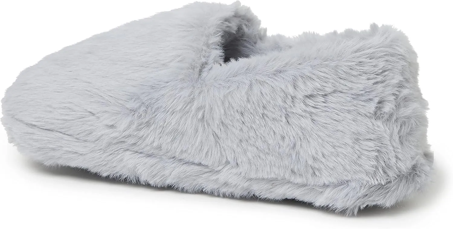 Dearfoams Women's Ellie Fluffy Snuggle Slipper