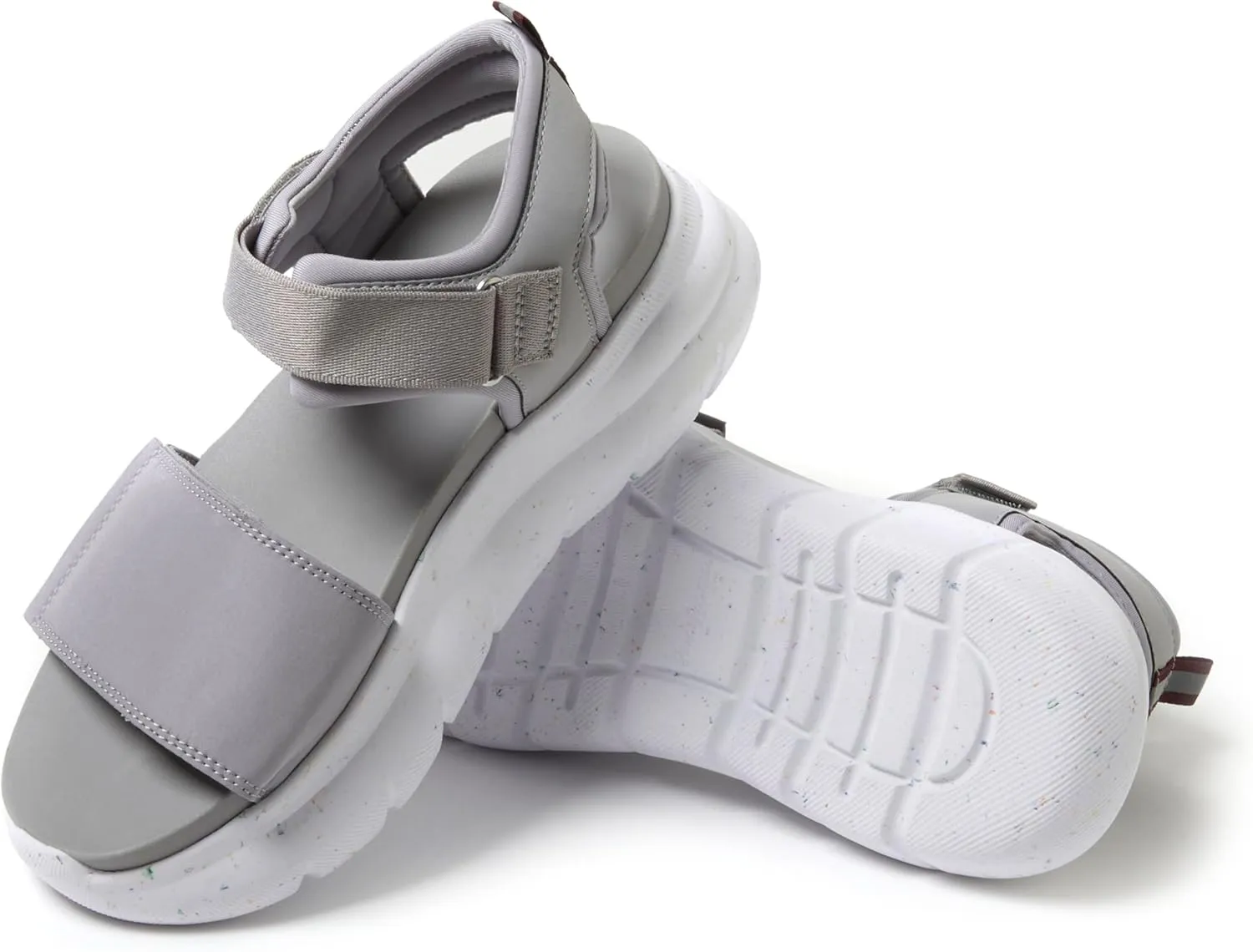 Dearfoams Women's Platform Lightweight Adjustable Odell Wedge Sandal